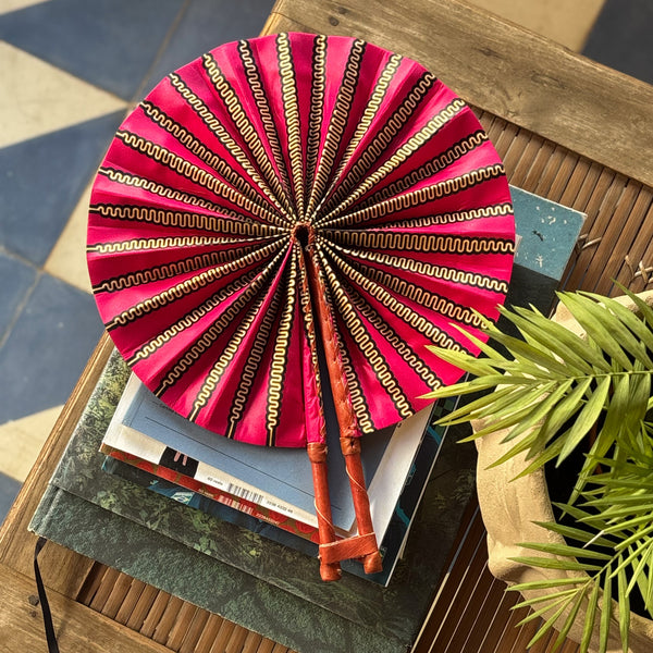 Leque de Tecido Ankara - Gana