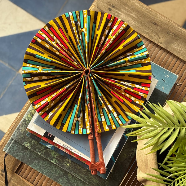 Leque de Tecido Ankara - Gana