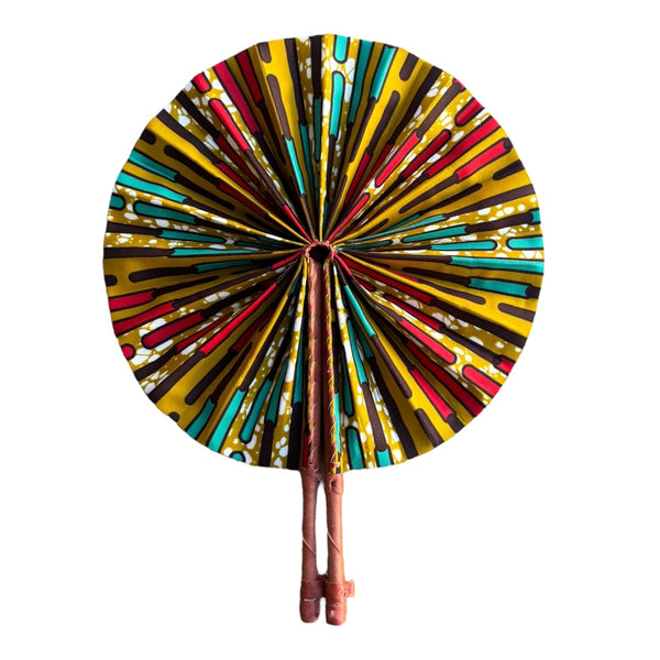 Leque de Tecido Ankara - Gana