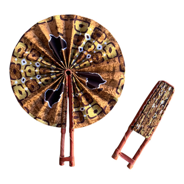 Leque de Tecido Ankara - Gana