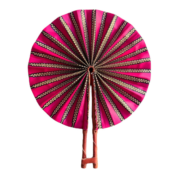 Leque de Tecido Ankara - Gana