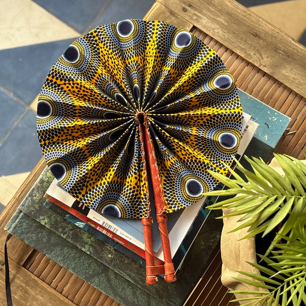 Leque de Tecido Ankara - Gana