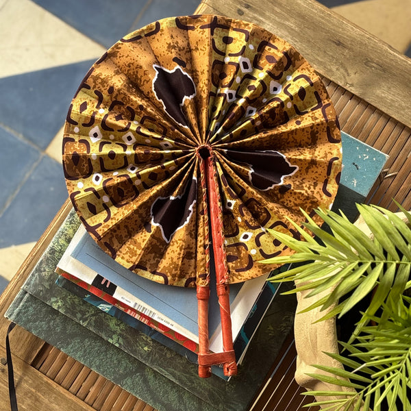 Leque de Tecido Ankara - Gana