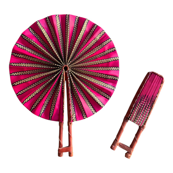 Leque de Tecido Ankara - Gana