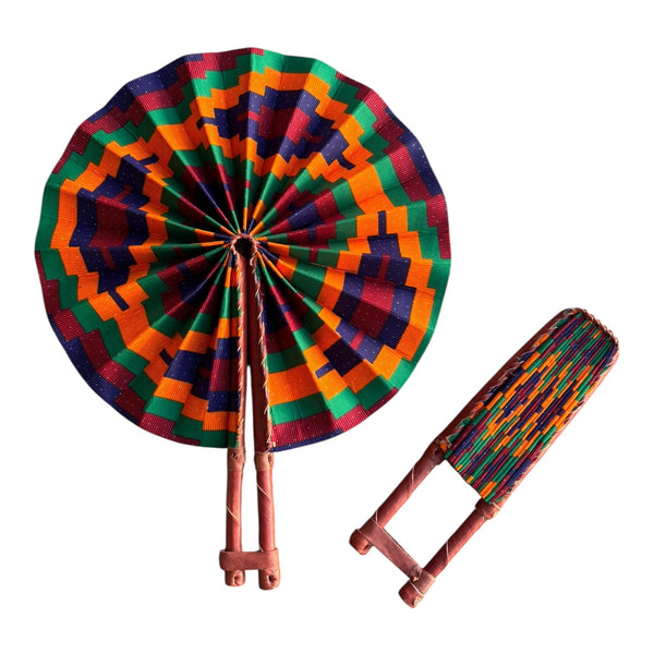 Leque de Tecido Ankara - Gana