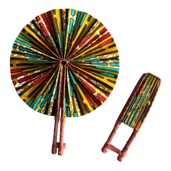 Leque de Tecido Ankara - Gana