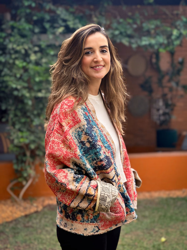 Jaqueta Indiana Kantha M/G