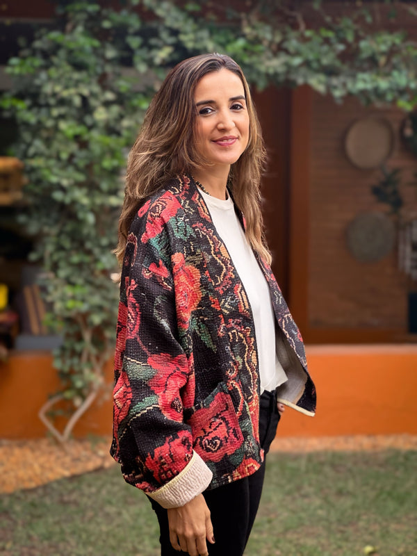 Jaqueta Indiana Kantha M/G