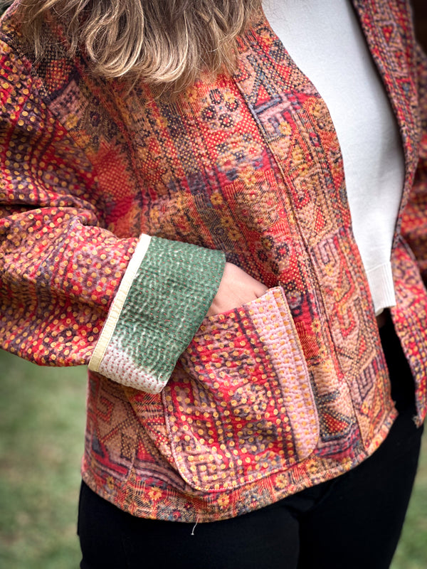 Jaqueta Indiana Kantha M/G