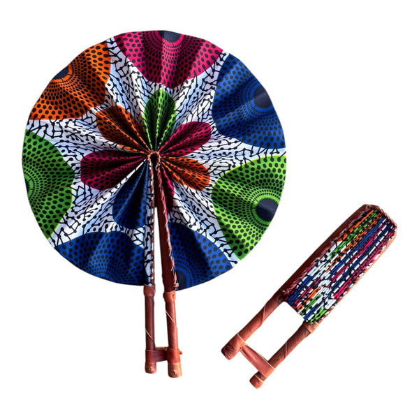 Leque de Tecido Ankara - Gana