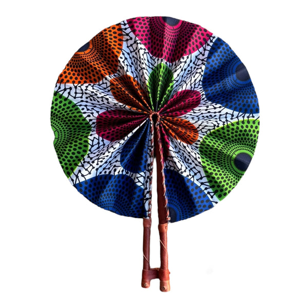 Leque de Tecido Ankara - Gana