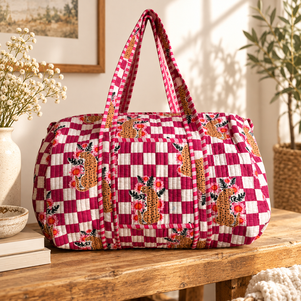 Mala de Viagem Kantha Quilt