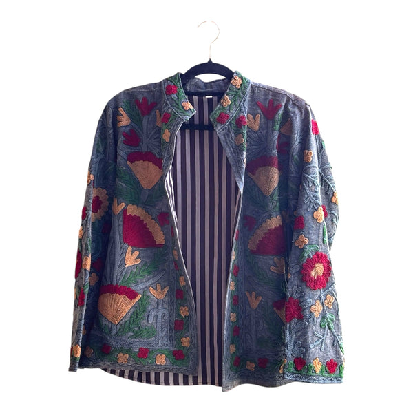 Jaqueta Indiana Bordada Cotton M