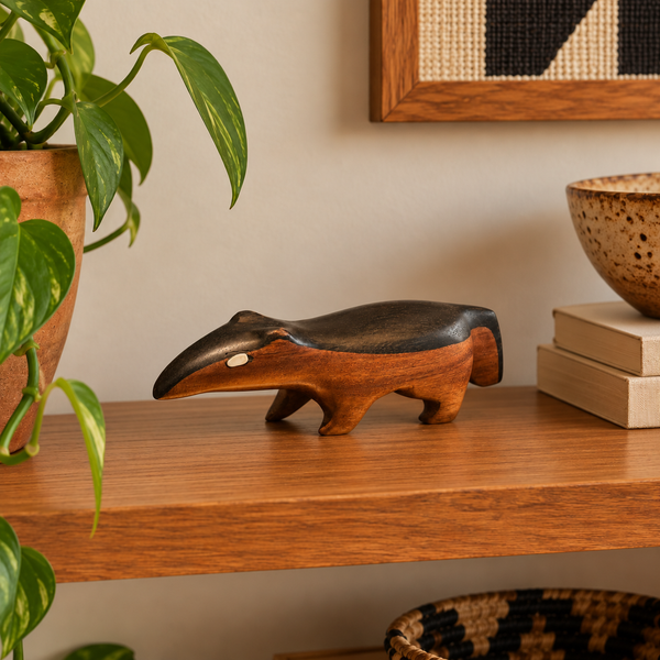 Mini Tamandua de Madeira - Mehinako