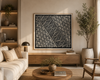 Pintura Indígena Waxamani Mehinako Xingu - 100x80