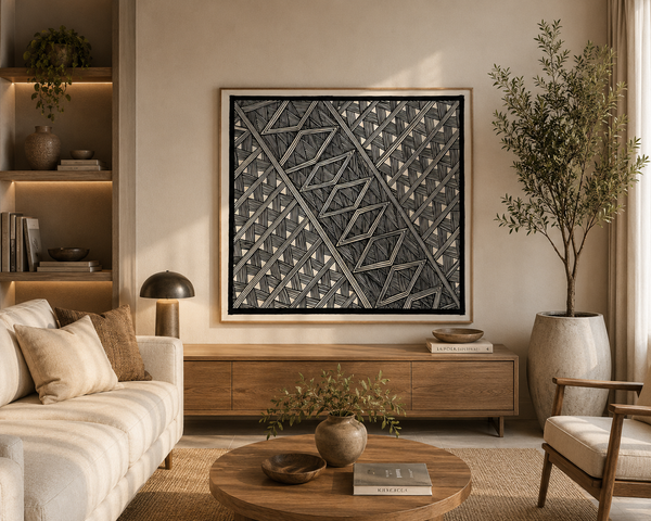 Pintura Indígena Waxamani Mehinako Xingu - 100x80