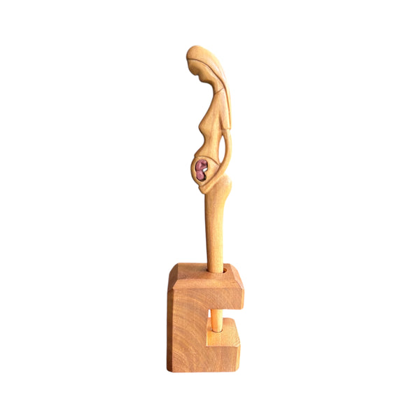Caneta Escultura Mulher Grávida - Mestre Elias José