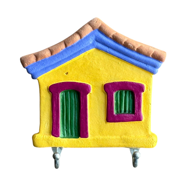 Porta-chaves de Cerâmica M - Artesão Leno