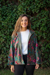 Jaqueta Indiana Velvet Estampada