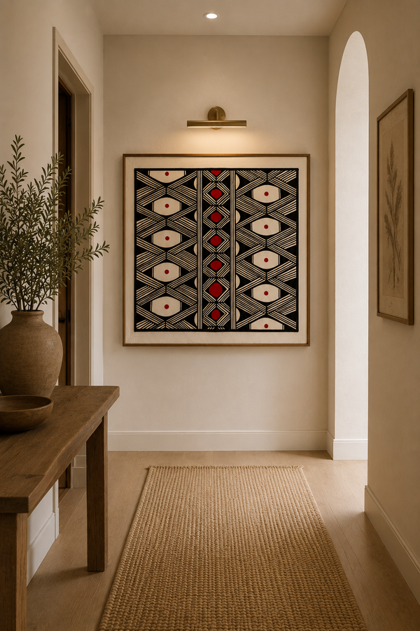 Pintura Indígena Waxamani Mehinako Xingu - 50x60