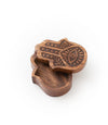 Caixinha Hamsa de Madeira