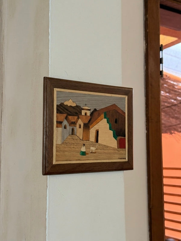 Quadrinho Entalhado Peruano