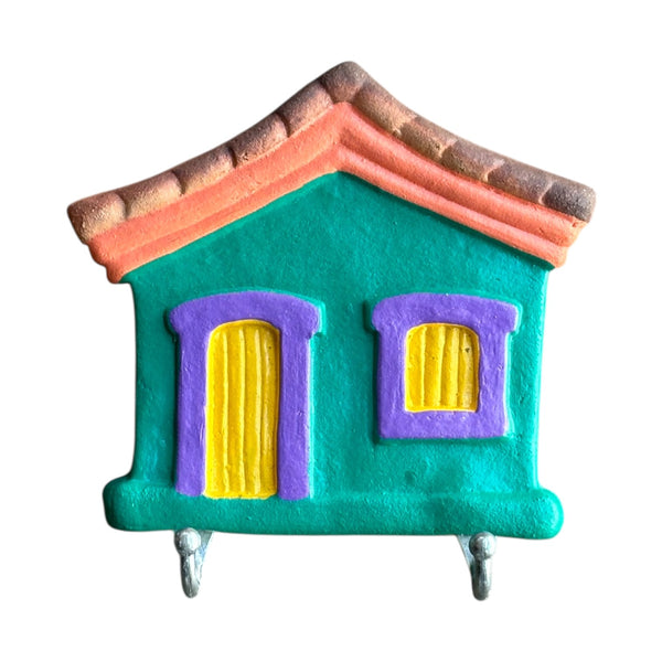 Porta-chaves de Cerâmica M - Artesão Leno