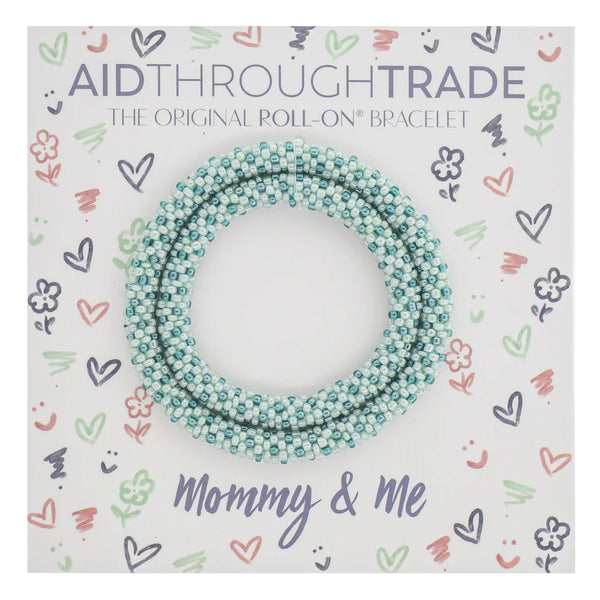 Pulseiras Mamãe e Eu - Hortelã