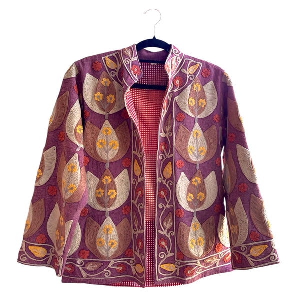 Jaqueta Indiana Bordada Cotton P/M