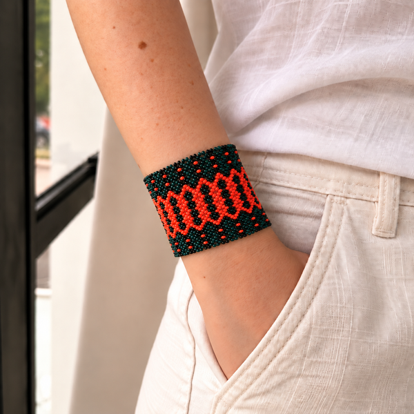 Pulseira Kamayurá – Arte Ancestral do Xingu
