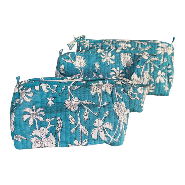 Nécessaire Indiana Kantha Quilt  - Kit com 3