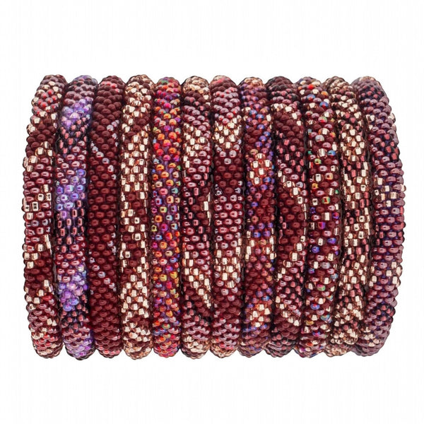 Pulseira Roll-On - Bordô