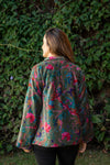 Jaqueta Indiana Velvet Estampada