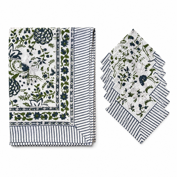 Kit Mesa Posta Indiana HandBlock Printed