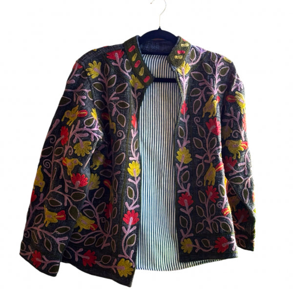 Jaqueta Indiana Bordada Cotton P