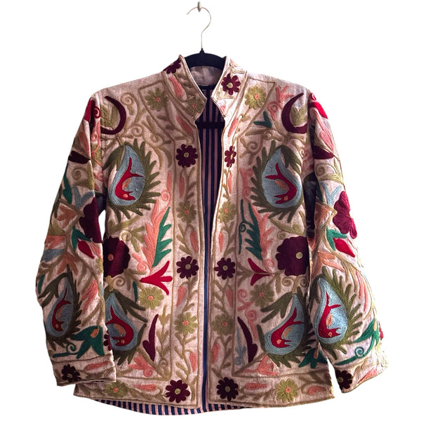 Jaqueta Indiana Bordada Cotton P/M