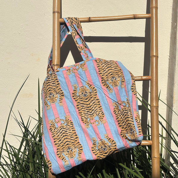 Bolsa Indiana Suzani - Dupla Face