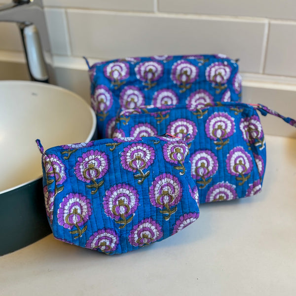 Nécessaire Indiana Kantha Quilt  - Kit com 3