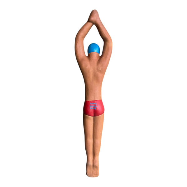 Nadador de Cerâmica - Artesão Leno