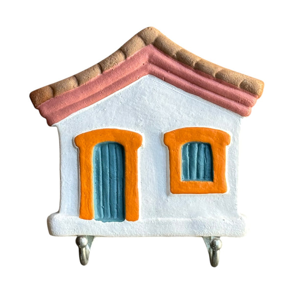 Porta-chaves de Cerâmica M - Artesão Leno