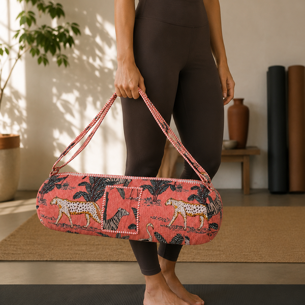 Bolsa de Yoga Indiana Kantha Quilt
