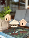 Conjunto 3 Casinhas de Barro