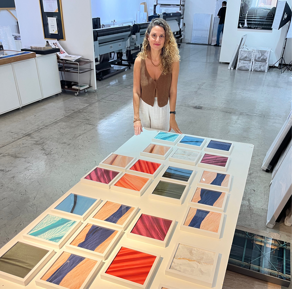 Quadro Coleção Rio de Cores – Azul Celeste