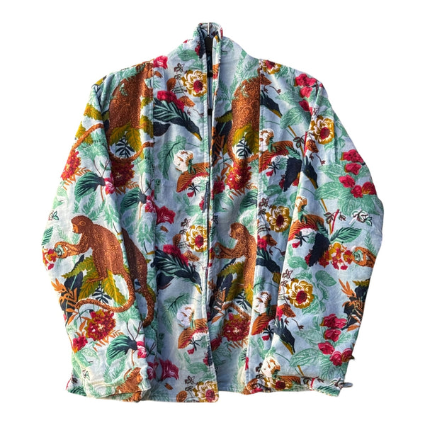 Jaqueta Indiana Velvet Estampada
