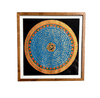 Pintura Thanka Mandala Mantra com Moldura