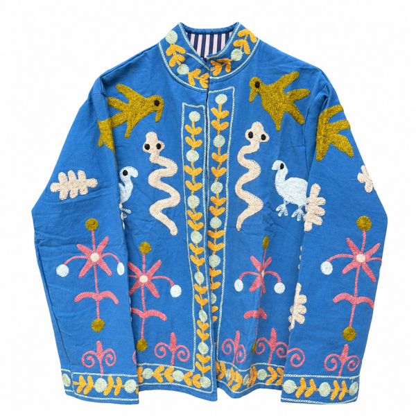 Jaqueta Indiana Bordada Cotton P