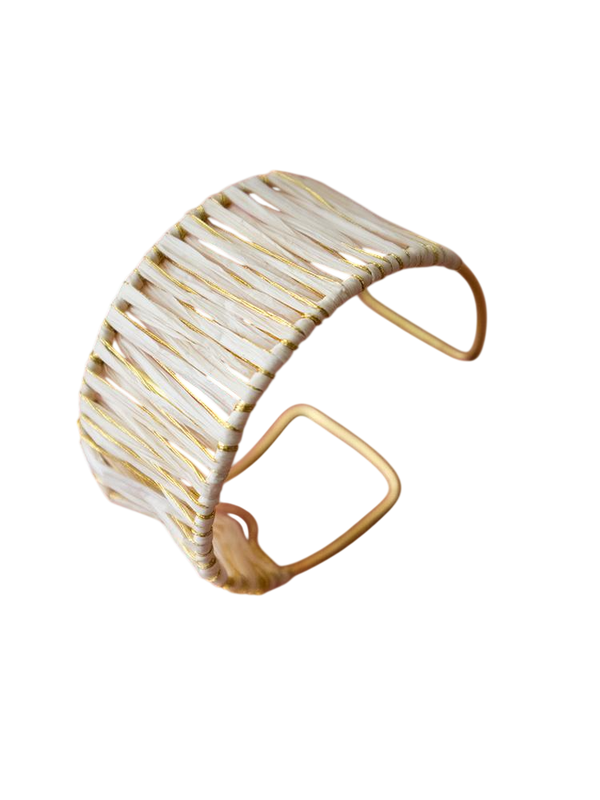 Bracelete Manguito Ráfia Madison