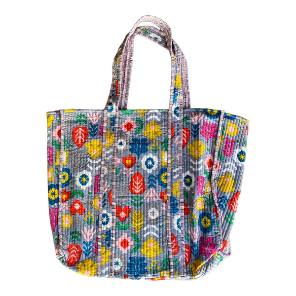 Bolsa Indiana Kantha Quilt - Dupla Face