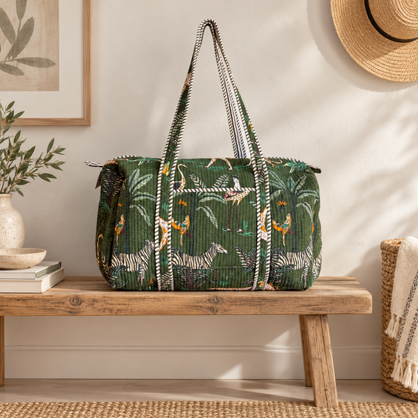 Mala de Viagem Kantha Quilt