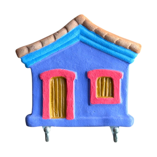 Porta-chaves de Cerâmica M - Artesão Leno